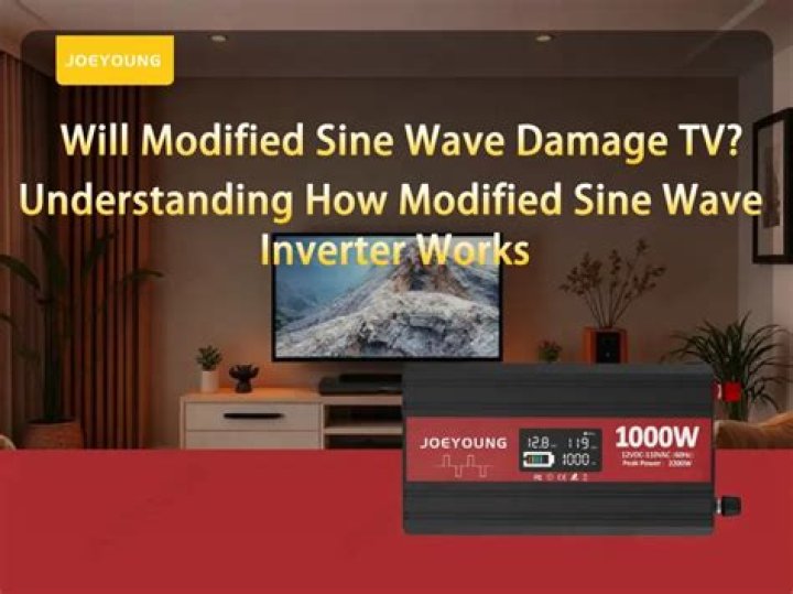 Can an inverter damage a TV?