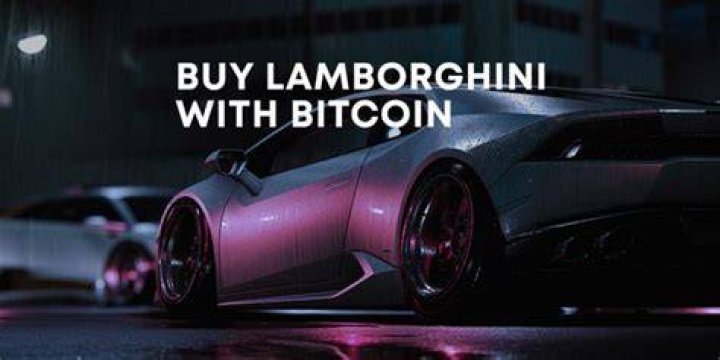 Can I buy a Lamborghini with Bitcoin?