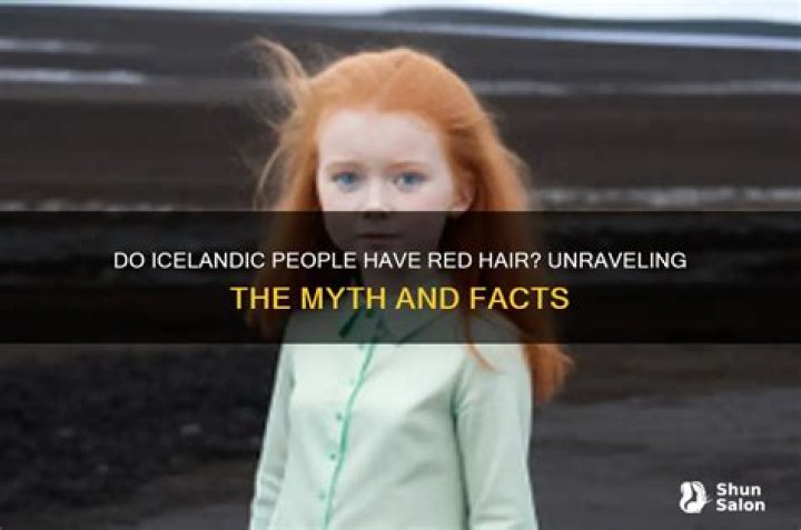 Do Icelandic people have curly hair?
