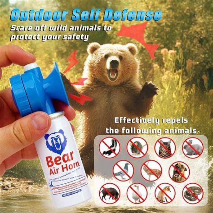 Does an air horn scare bears?
