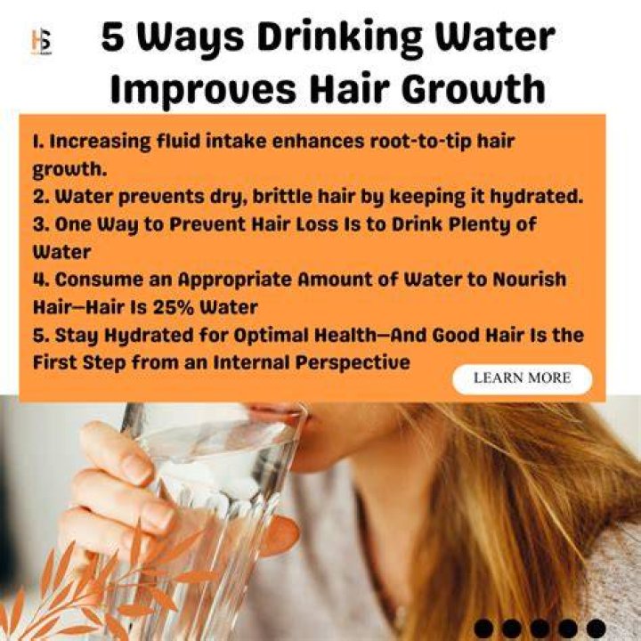 Does water help hair growth?
