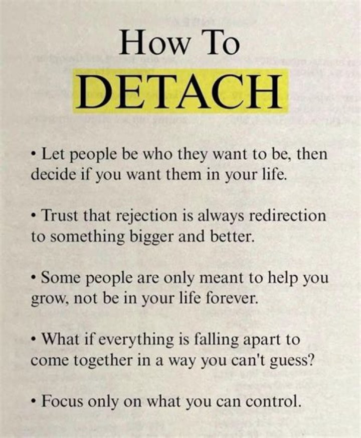 How do you detach a man?