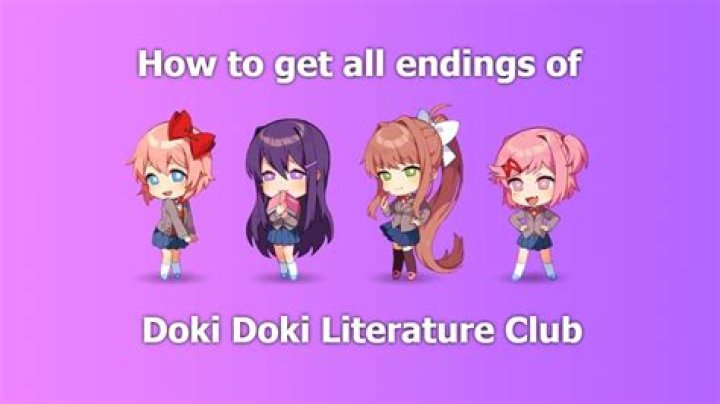 How many endings are in Doki Doki?
