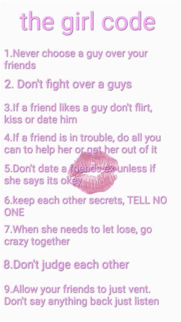 Is it OK to break girl code?