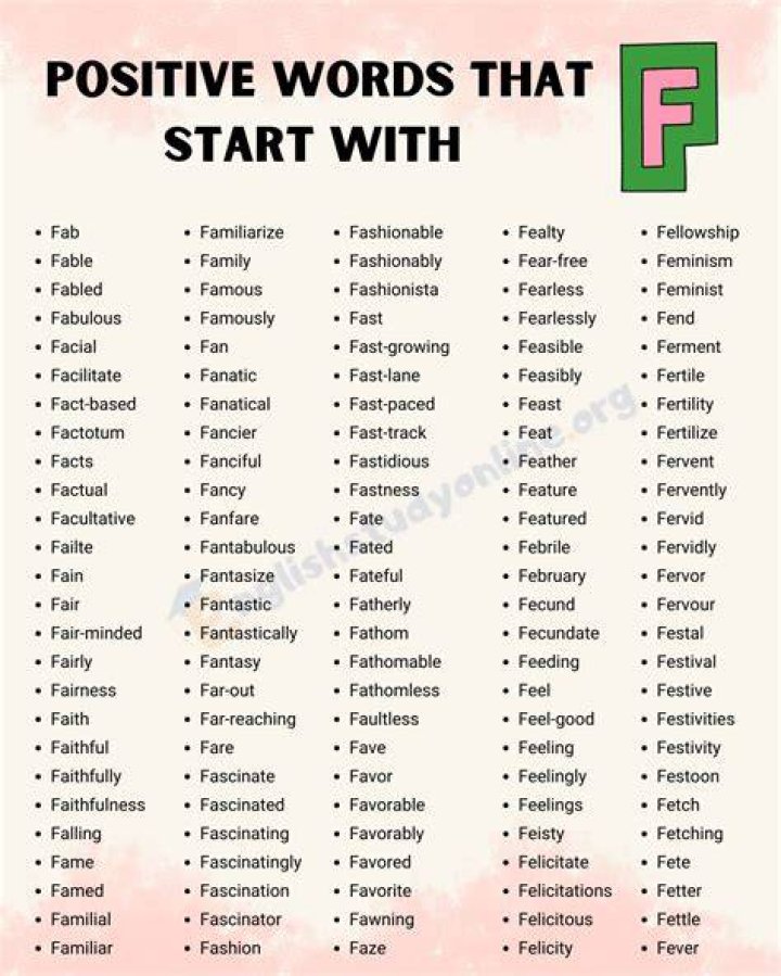 Is the F word a good word?