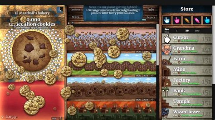 Is there an end to Cookie Clicker?