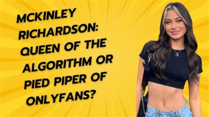 McKinley Richardson's Exclusive Content Leaked: An Unprecedented Revelation