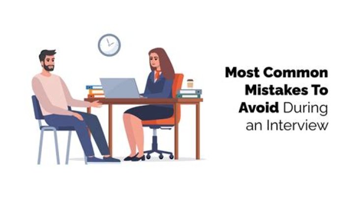 What are five common mistakes made in interviewing?