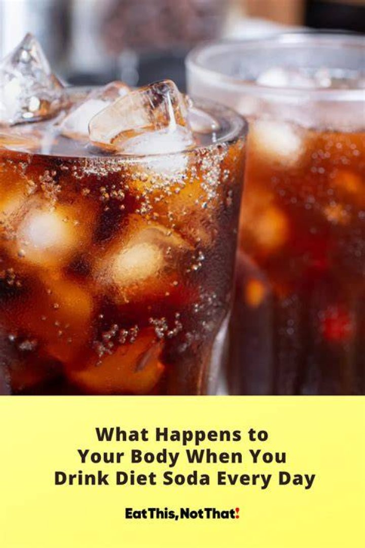 What happens if you drink diet soda everyday?