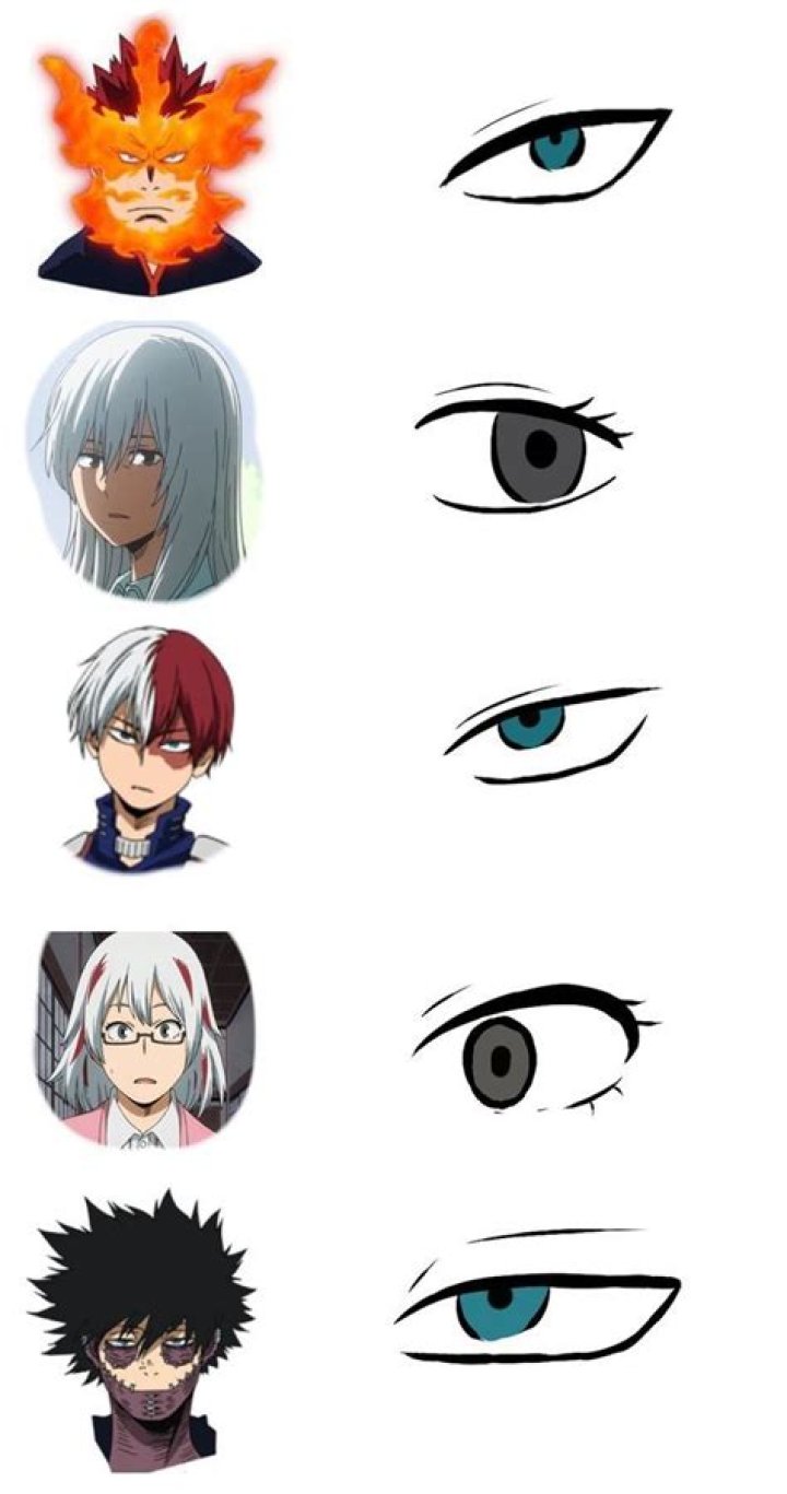 What is Dabi's eye color?