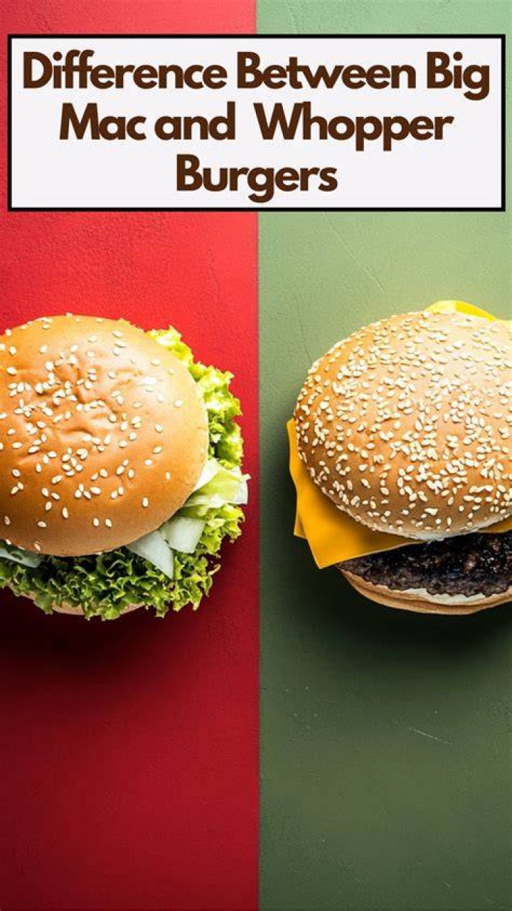 What is the difference between a Big Mac and a big tasty?