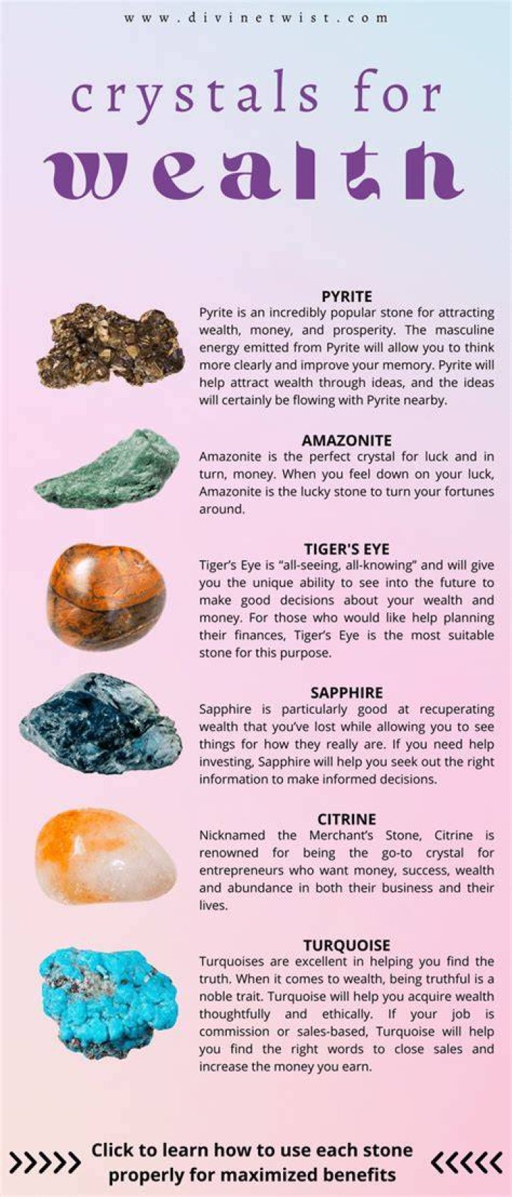 What stone is good for money?