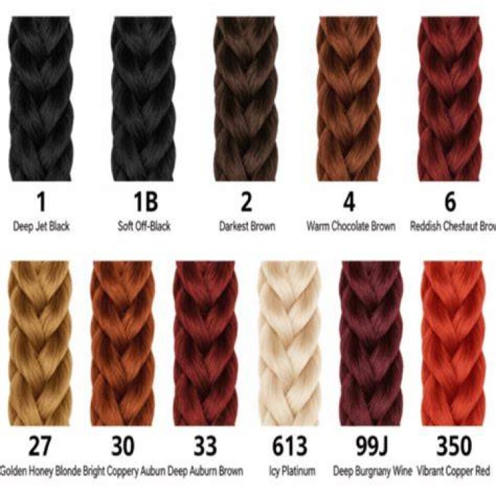 Which hair color has the most hair?